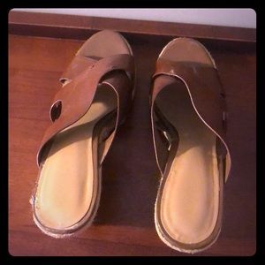 Size 8 summer wedges.